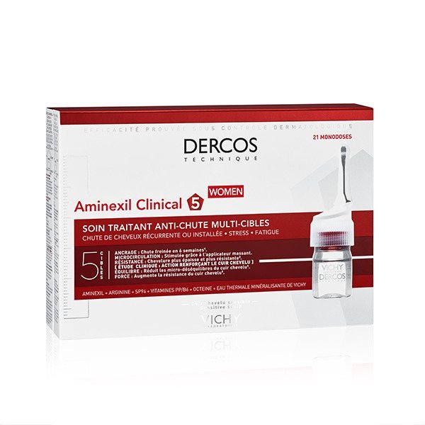 vichy-dercos-aminexil-clinical-cure-anti-chute-femmes-21-ampoules-21-x-6ml-1-1.jpg Vichy Dercos Aminexil Clinical Cure Anti-Chute Femmes 21 Ampoules | 21 x 6ml – Image 1