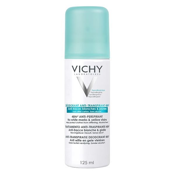 vichy-dermo-tolerance-deodorant-anti-transpirant-48h-anti-traces-jaunes-et-blanches-aerosol-125ml_optimized.jpg Vichy Dermo-Tolérance Déodorant Anti-Transpirant 48H Anti-Traces Jaunes et Blanches Aérosol | 125ml – Image 1