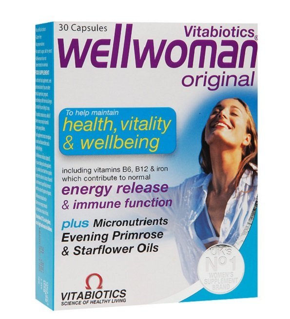 wellwoman-original-30-capsules-1-1.jpg VITABIOTICS WELLWOMAN ZINC ORIGINAL 30 CAPSULES – Image 1