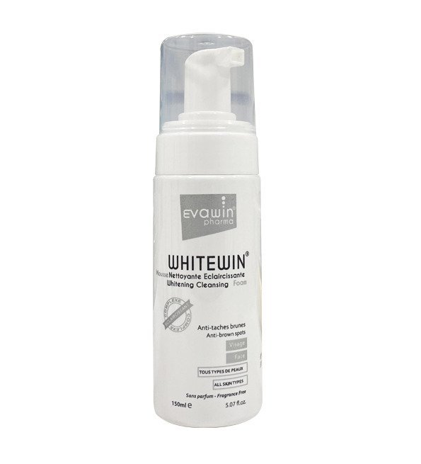 whitewin-mousse-150ml-1.jpg Evawin Whitewin Mousse Nettoyante Eclaircissante 150ml – Image 1