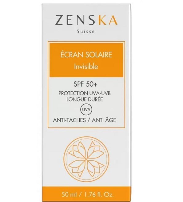 zenska-ecran-solaire-invisible-spf50-50ml-1.jpg ZENSKA ÉCRAN SOLAIRE INVISIBLE – 50ml – Image 1