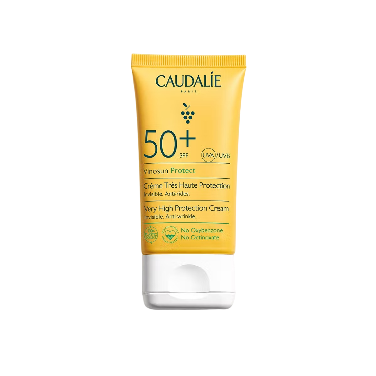 1_vinosun_protect_cream50_packshot_caudalie_fr-Photoroom.png Vinosun Protect Crème Haute Protection SPF50 50 mL – Image 1