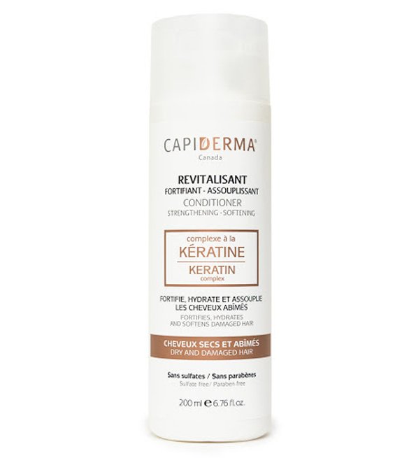 818118002560-3.jpg Capiderma - Revitalisant après shampoing à la Kératine - 200 ml – Image 1