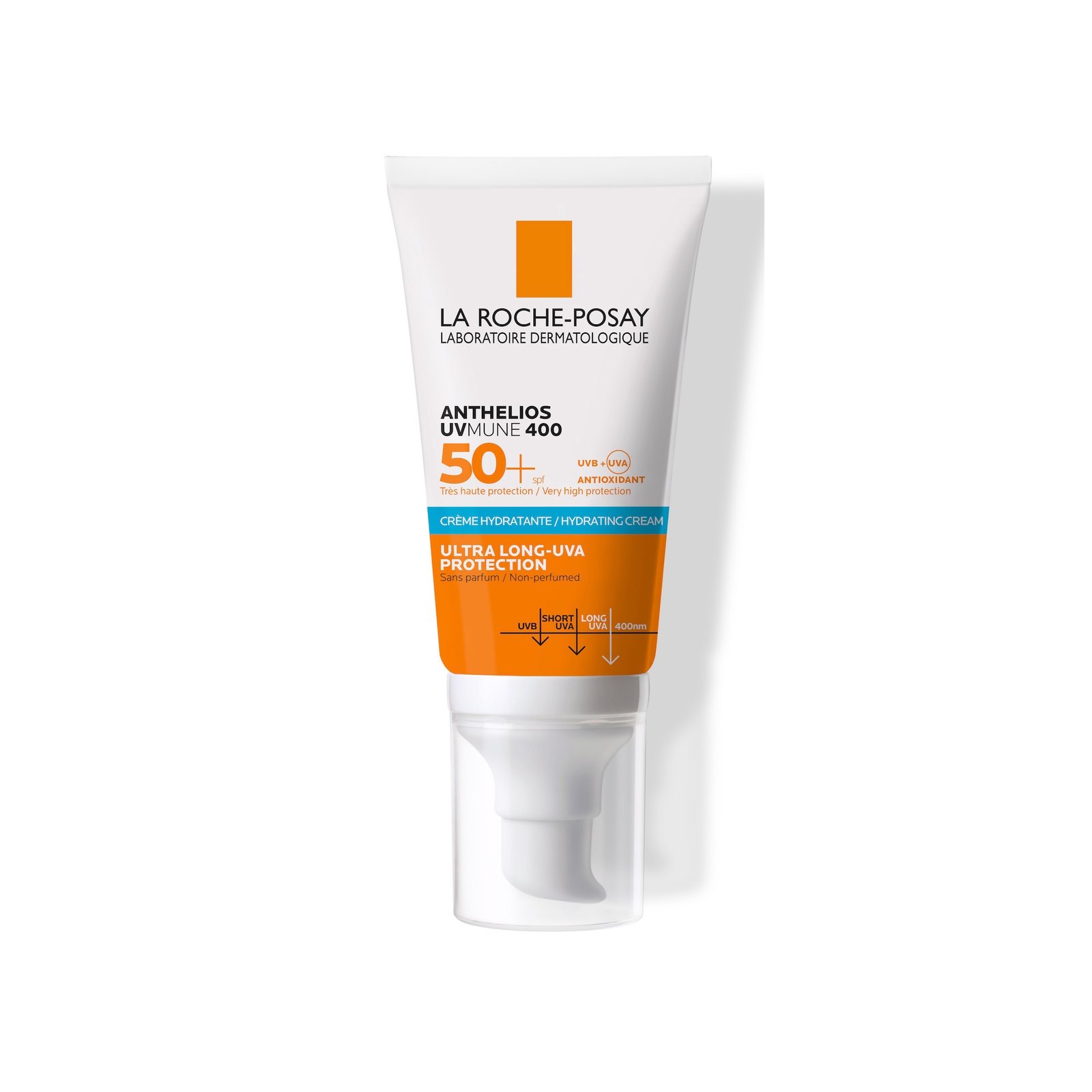 AntheliosFondantepackshotfront-1.jpg La Roche Posay ANTHELIOS UVMUNE 400 CRÈME FONDANTE SOLAIRE SPF50+ | Peau sensible normales à sèches |50ml – Image 1