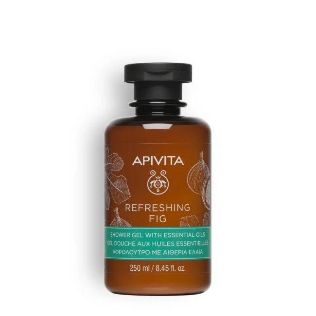 Apivita-Gel-Douche-Rafraichissant-Figue-250ml.jpg Apivita Gel Douche Rafraichissant Figue 250ml – Image 1