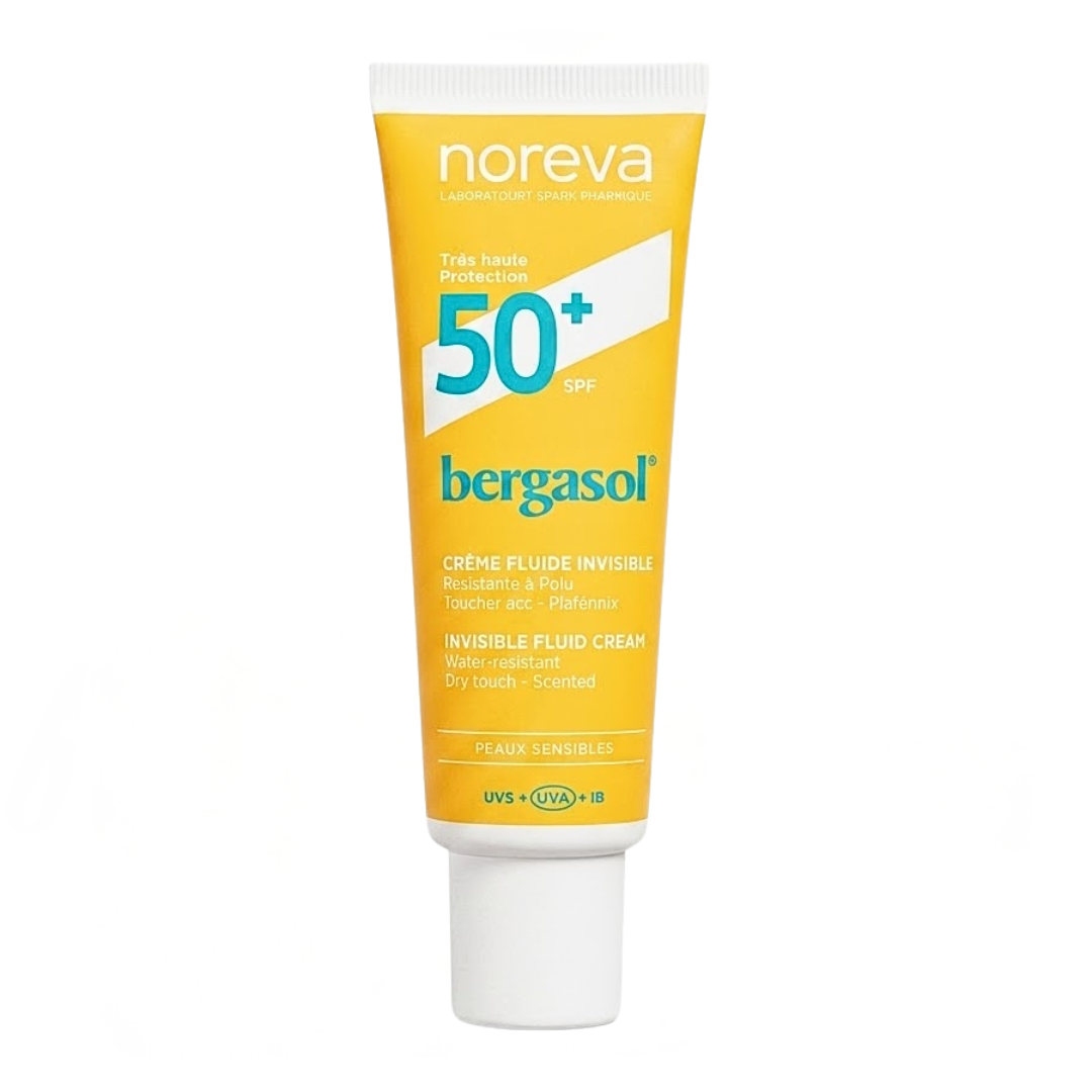 Bergasol-Ecran-Creme-Invisible-spf50-50ml.png Noreva Bergasol Ecran Creme Invisible Spf50+ 50ml – Image 1