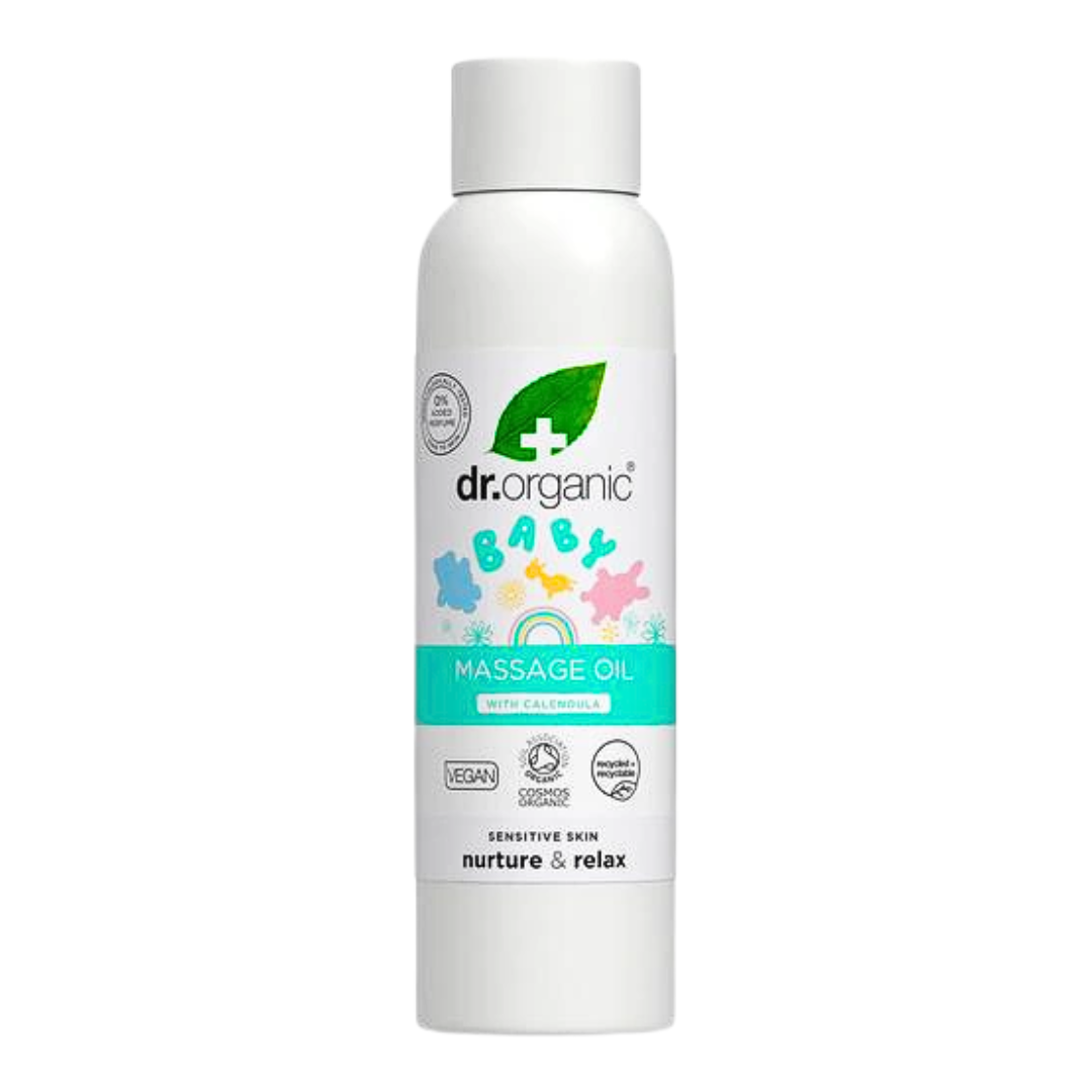 Dr-Organic-Bebe-Huile-Massage-150ml.png Dr Organic Bebe Huile Massage 150ml – Image 1