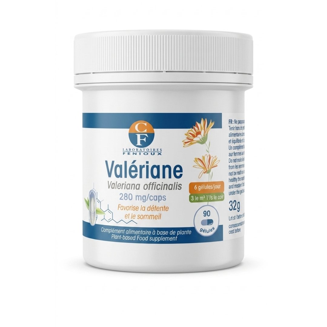 Fenioux-Valeriane-90-Gelules-280-mg.jpg Fenioux Valériane - 90 Gélules - 280 mg – Image 1