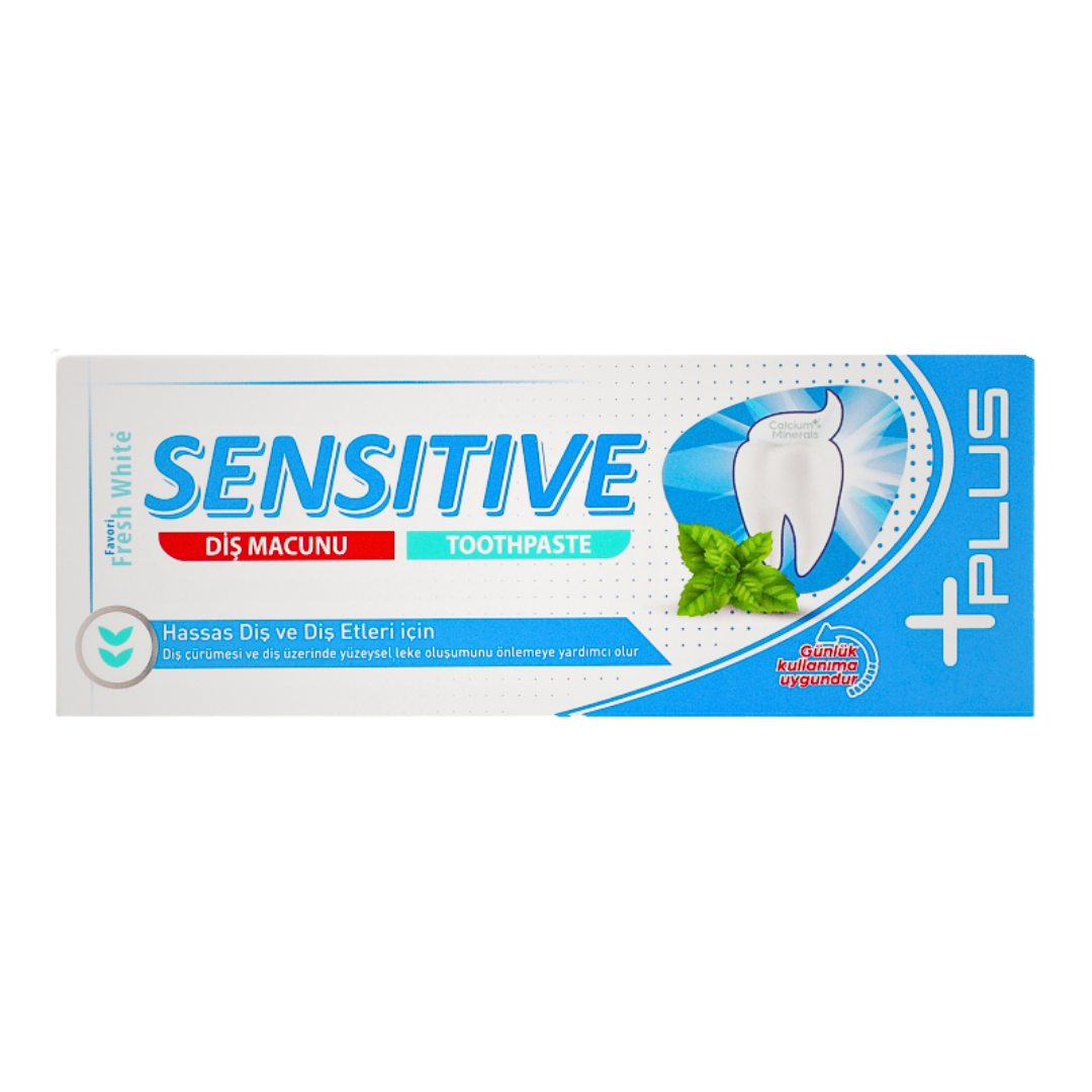 Fresh-White-Sensitive-Plus-90g.png Fresh White Sensitive Plus+ 90g – Image 1