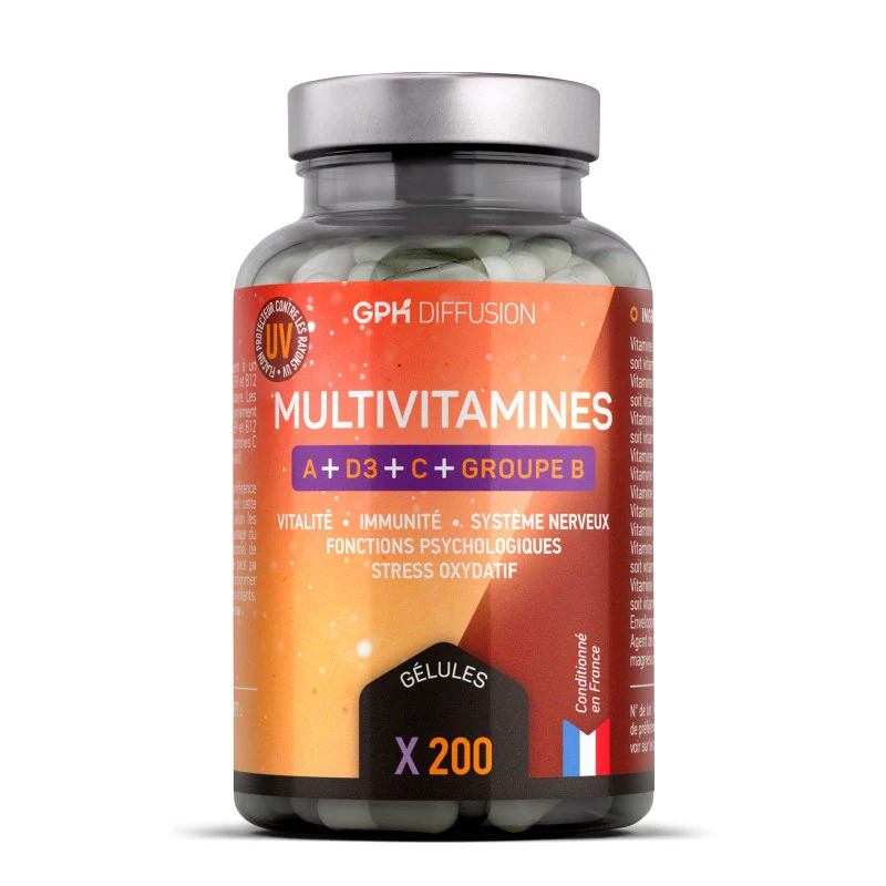 GPH-Multivitamines-200-Gelules.webp GPH Multivitamines 200 Gelules – Image 1