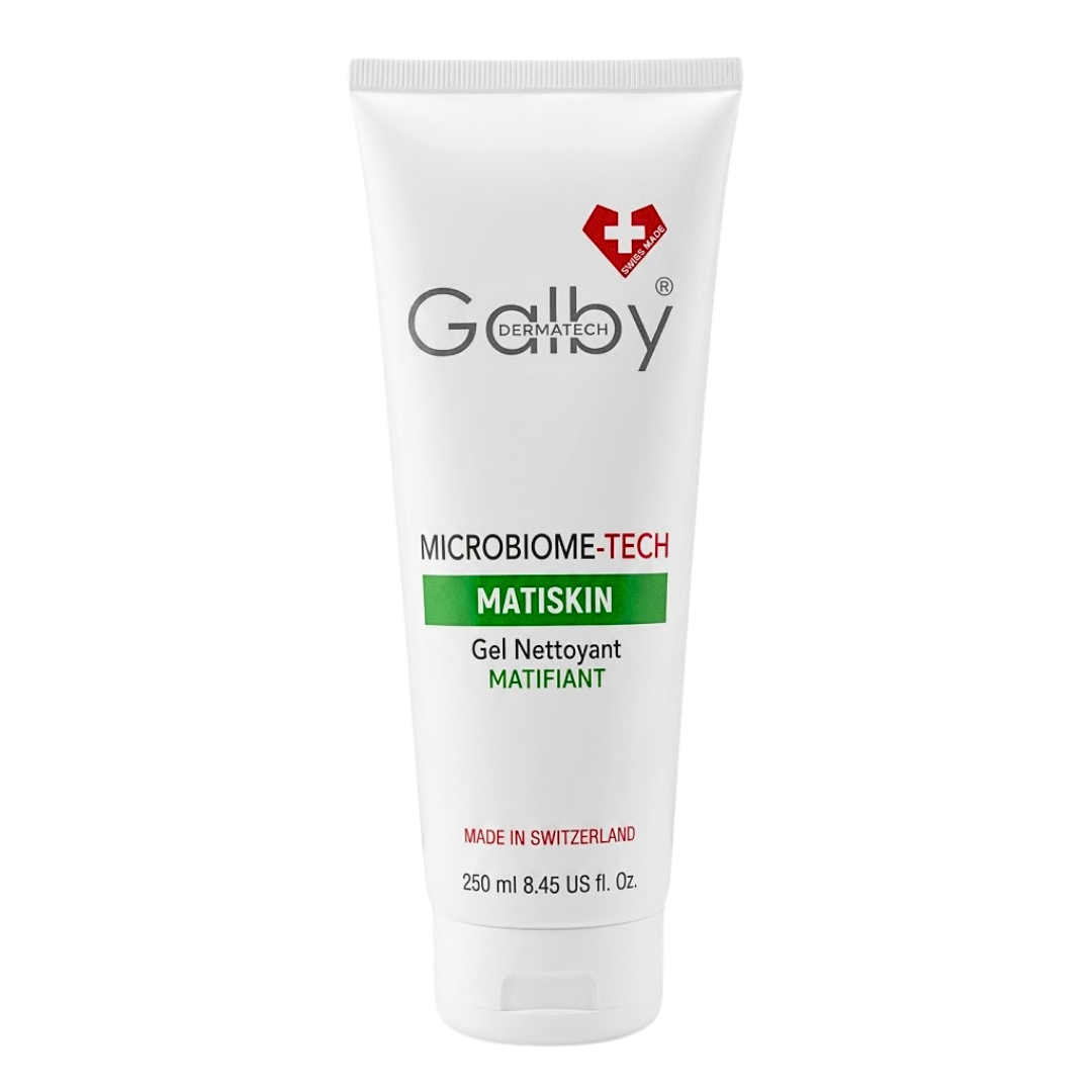 Galby-Matiskin-Gel-Nettoyant-Matifiant-250ml.png Galby Dermatech Matiskin Gel Nettoyant Matifiant 250ml – Image 1