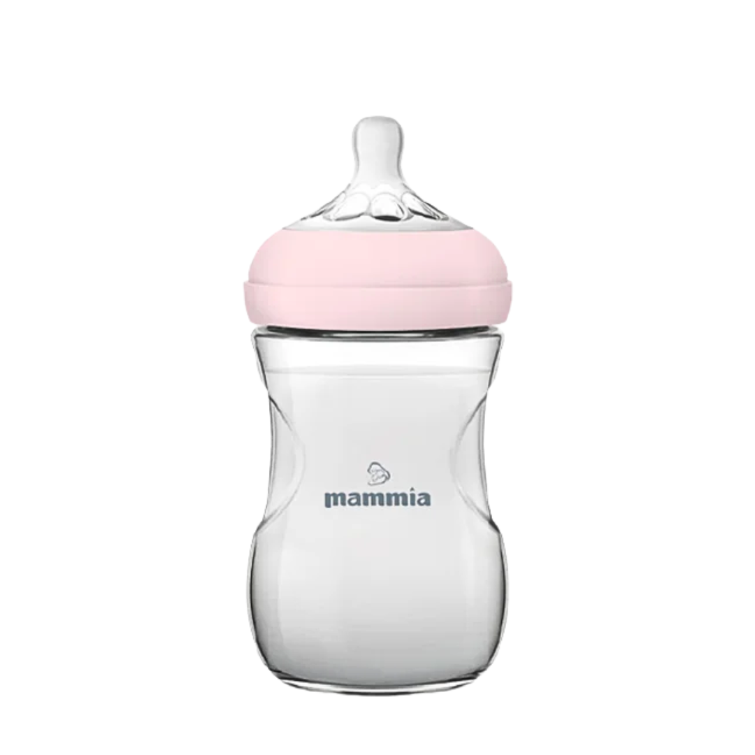 Mammia-Biberon-Natural-Feeling-240ml-Rose.png Mammia Biberon Natural Feeling 240ml Rose – Image 1