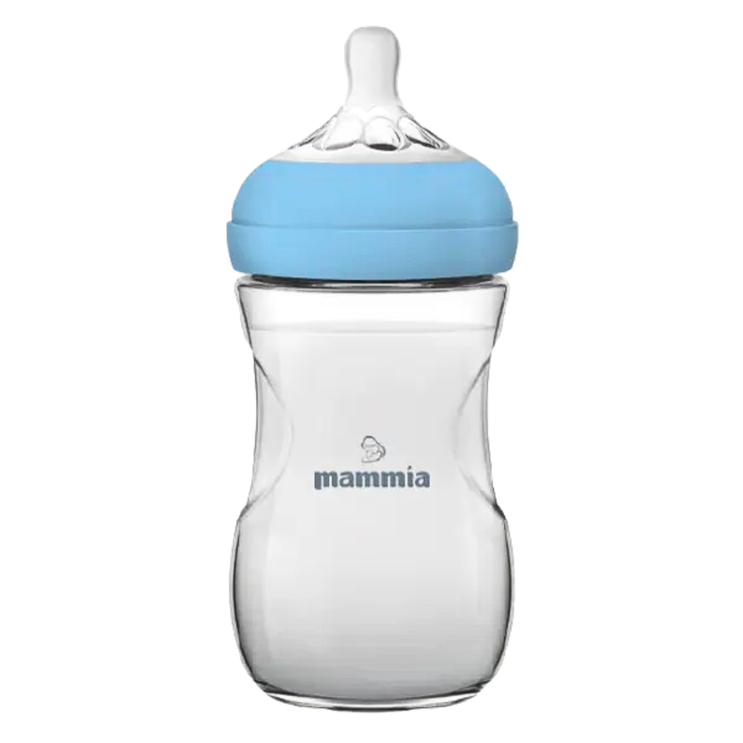 Mammia-Biberon-Natural-Feeling-330ml-Bleu.png Mammia Biberon Natural Feeling 330ml Bleu – Image 1
