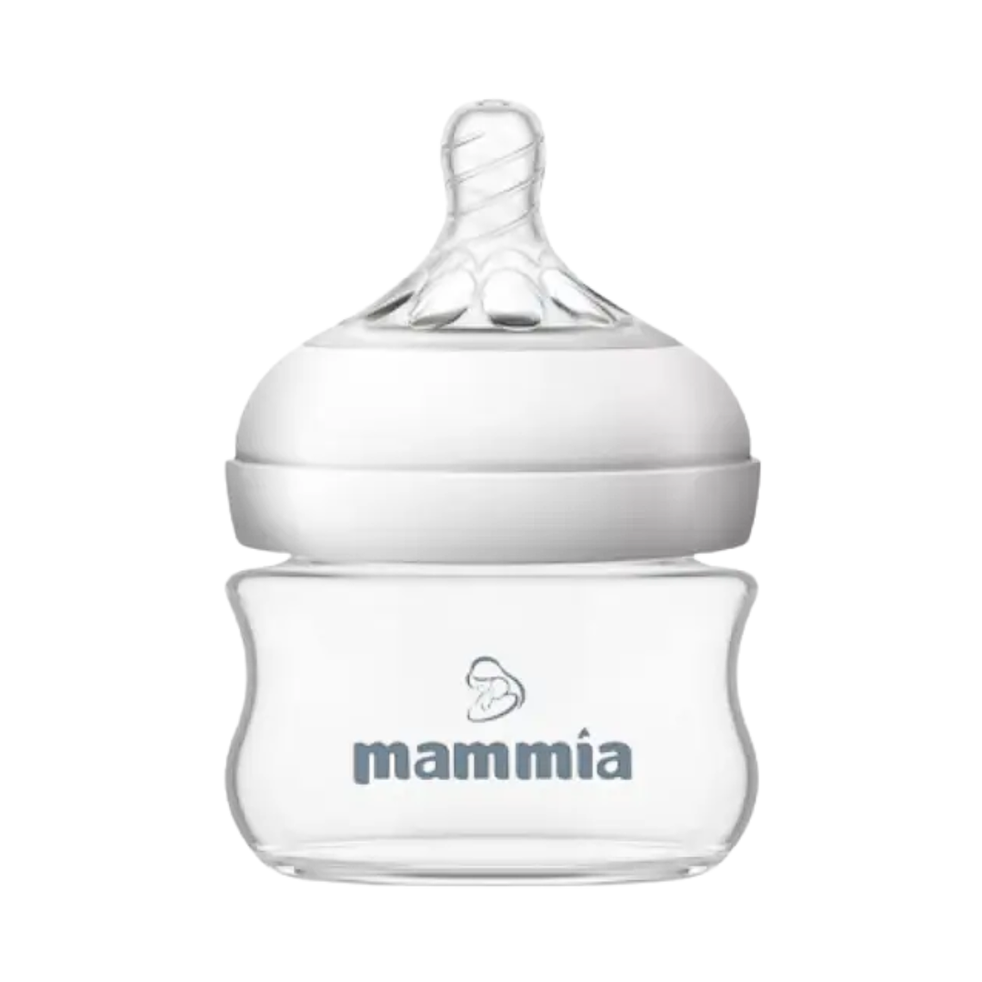 Mammia-Biberon-Natural-Feeling-90ml-Blanc.png Mammia Biberon Natural Feeling 90ml Blanc – Image 1