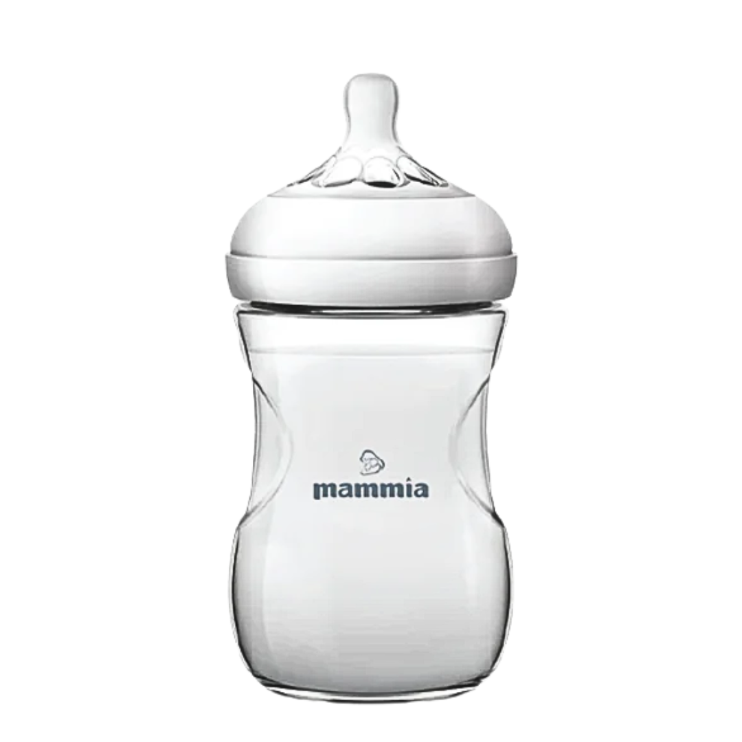 Mammia-Natural-Feeling-240ml-Blanc.png Mammia Biberon Natural Feeling 240ml Blanc – Image 1