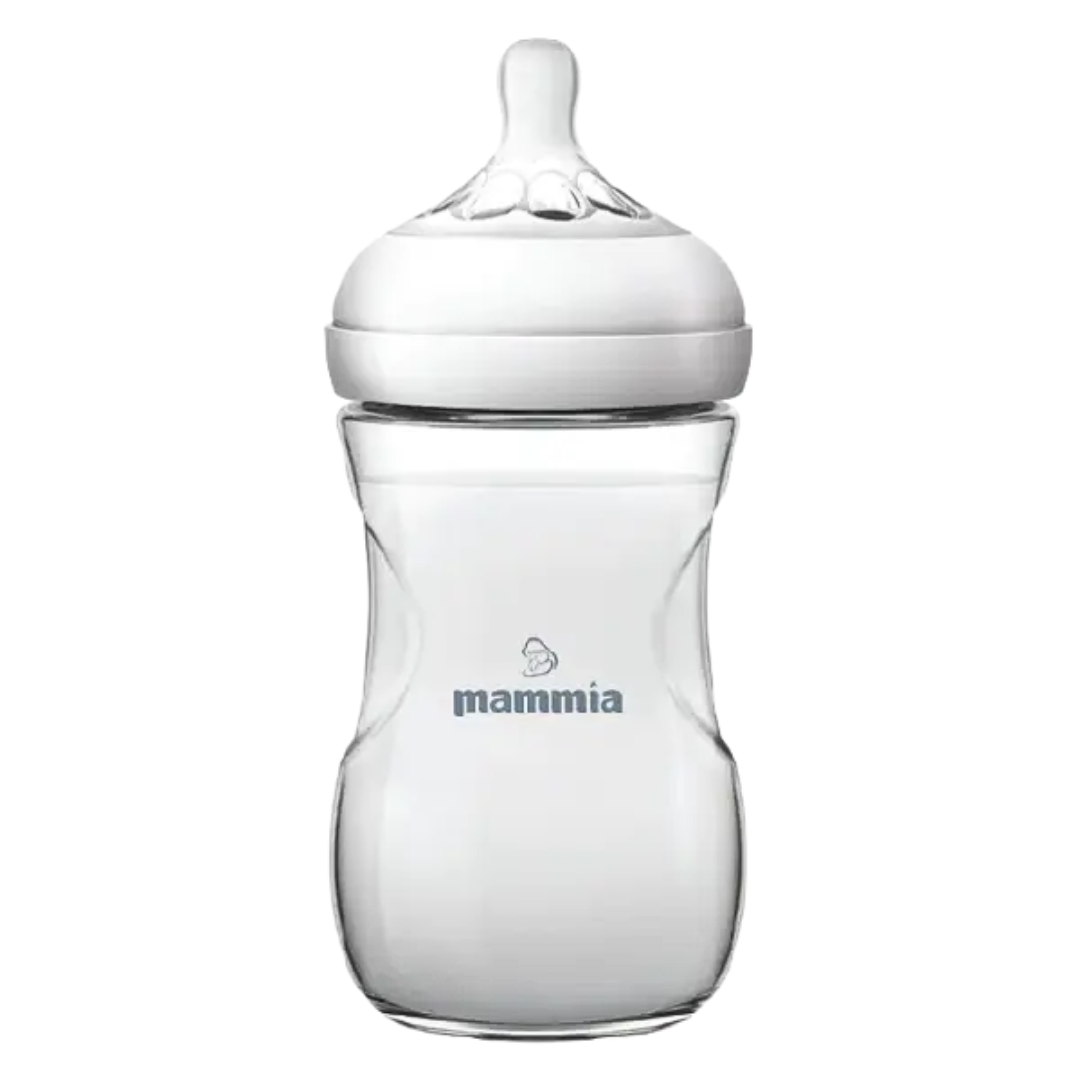 Mammia-Natural-Feeling-330ml-Blanc.png Mammia Biberon Natural Feeling 330ml Blanc – Image 1