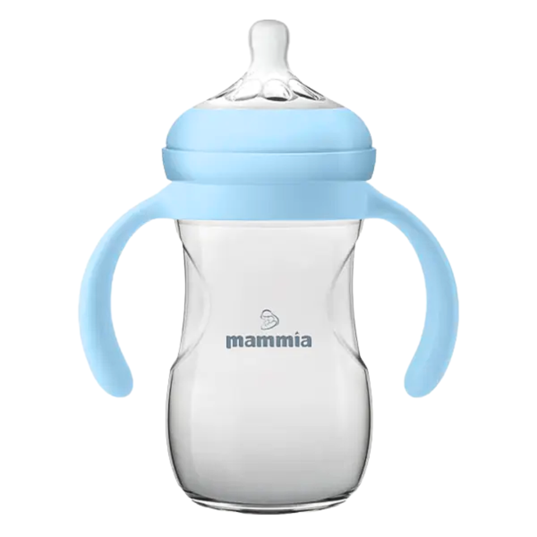 Mammia-Natural-Feeling-a-Poignee-330ml.png Mammia Biberon Natural Feeling Avec Poignée Ergonomique 330ml – Image 1