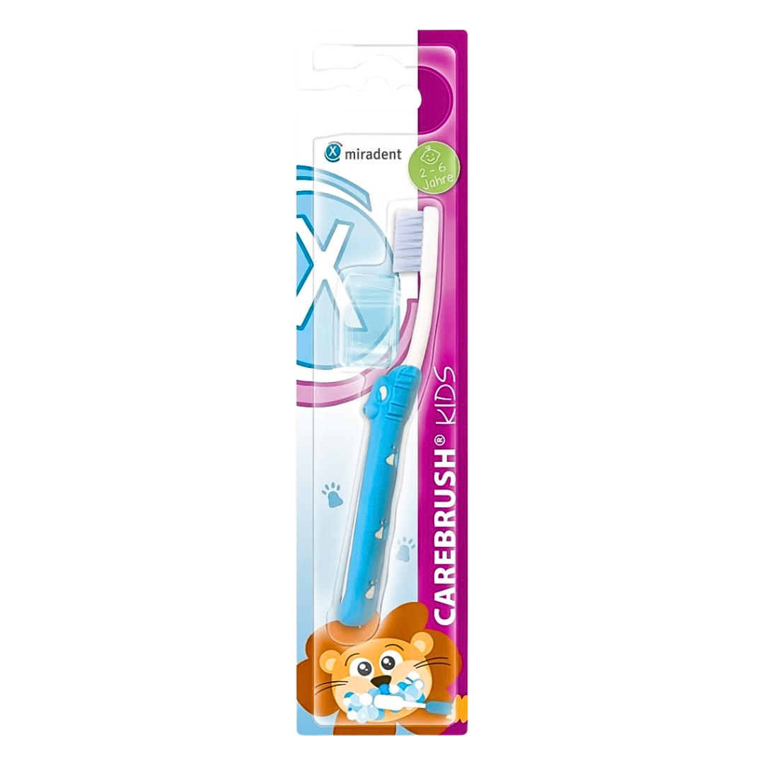 Miradent-Bad-Carebrush-Kids-Bleu-Ref-630-261.png Miradent Brosse A Dents Carebrush Kids Bleu Reference 630 261 – Image 1