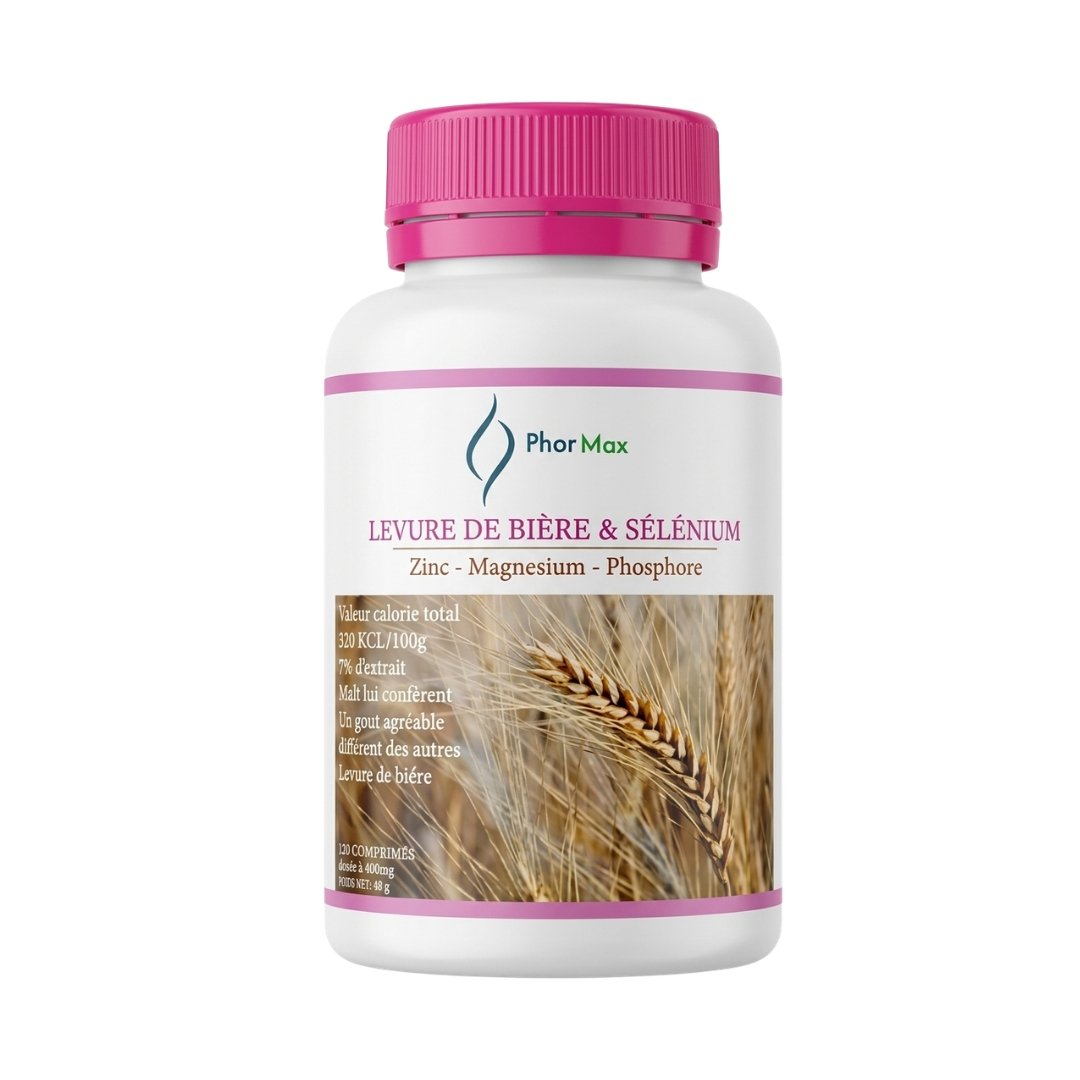 Phormax-Levure-De-Biere-Selenium-400-Comprimes-1.jpg Phormax Levure De Biere Selenium 400 Comprimes – Image 1