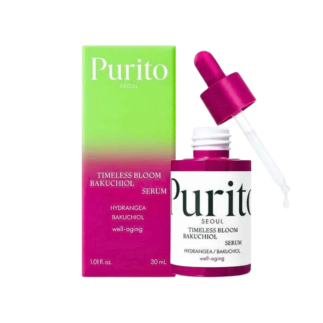Purito-Timeless-Bloom-Bakuchiol-Serum-30ml.png Purito Timeless Bloom Bakuchiol Serum 30ml – Image 1