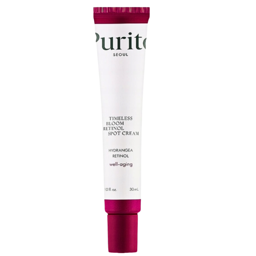 Purito-Timeless-Bloom-Retinol-Spot-Cream-30ml.png Purito Timeless Bloom Retinol Spot Cream 30ml – Image 1