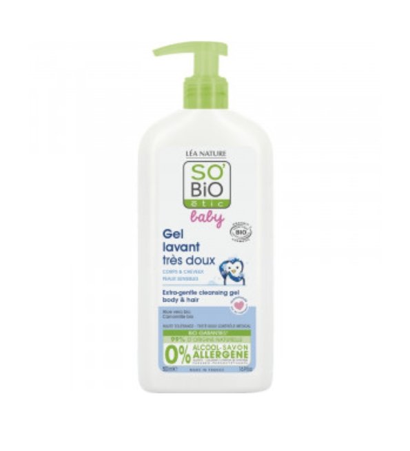 SO-BIO-BABY-GEL-LAVANT-TRES-DOUX-HYPOALLERGENIC-500ML.jpg SO BIO BABY GEL LAVANT TRES DOUX 500ML – Image 1