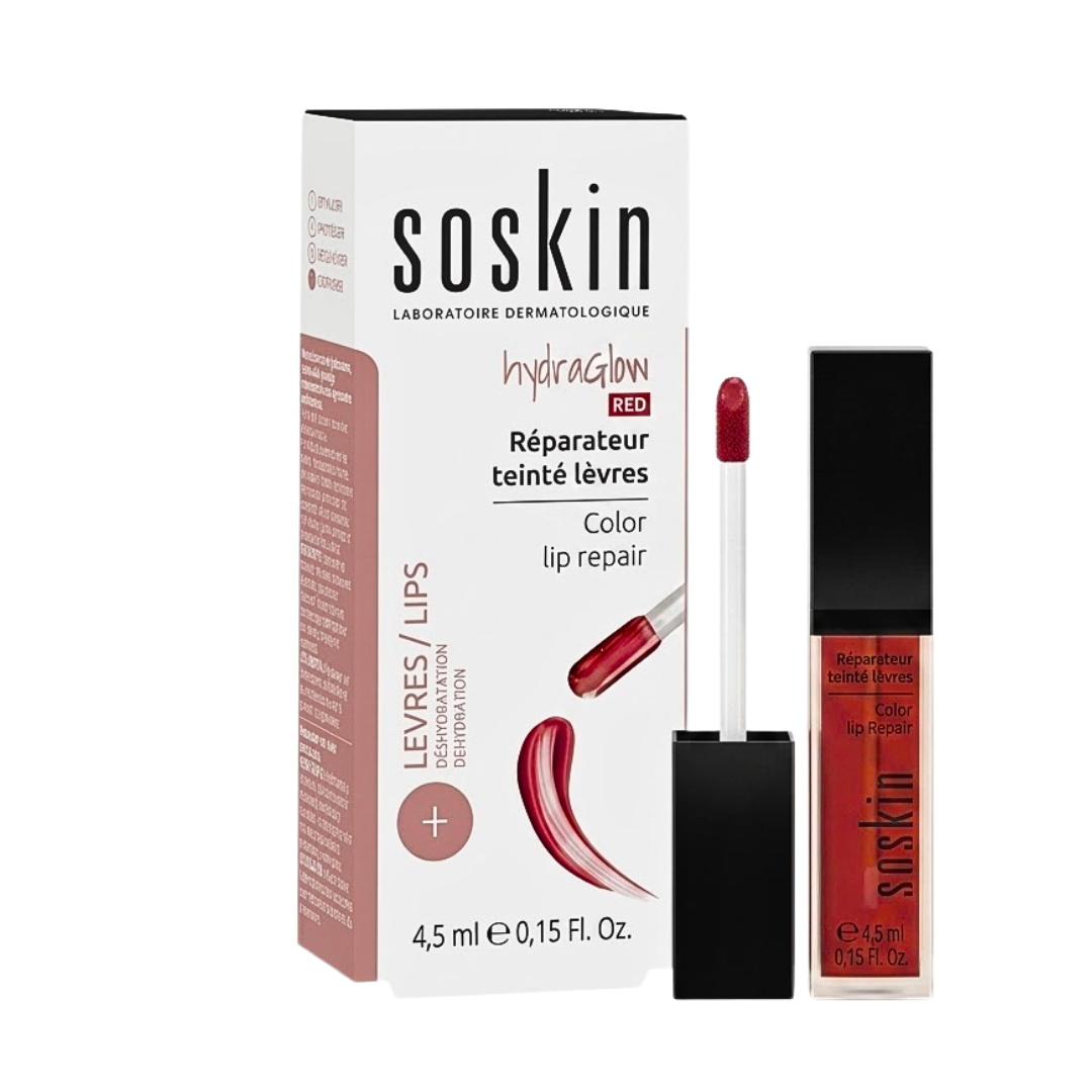 Soskin-Hydraglow-Reparateur-Teinte-Levres-4.5ml.png Soskin Hydraglow Red Reparateur Teinte Levres 4.5ml – Image 1