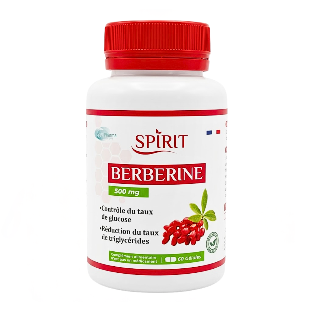Spirit-Berberine-60gelules.png Spirit Berberine 500mg 60 Gelules – Image 1