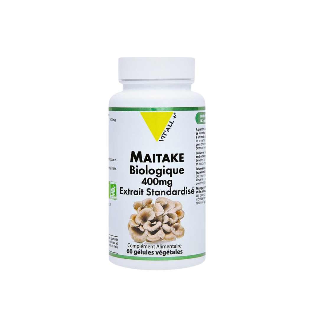 Vitall-Maitake-60gelules.png Vit'all+ Maitake 60 Gelules – Image 1