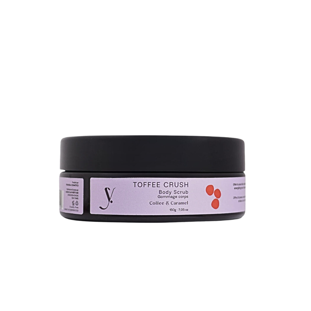 Yazine-Gommage-Corporel-Cafe-Caramel-150g.png Yazine Gommage Corporel Cafe & Caramel 150g – Image 1