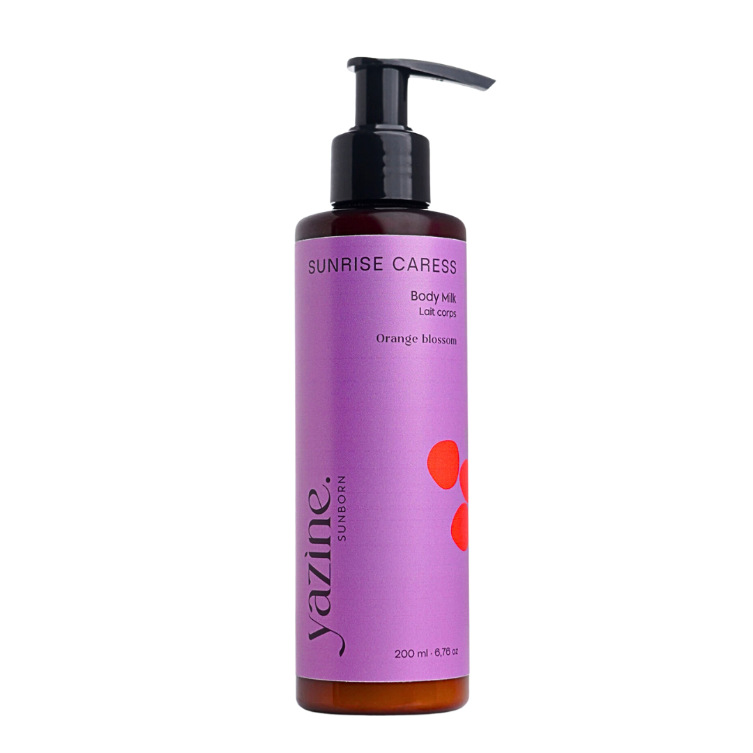 Yazine-Lait-Hydratant-Fleur-Doranger-200ml.png Yazine Lait Hydratant Fleur D'oranger 200ml – Image 1