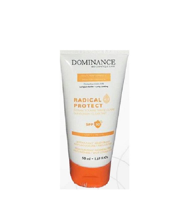 dominance-ecran-solaire-teinte-claire-spf50-50ml.jpg Dominance Ecran Solaire Invisible spf50+ 50ml – Image 1