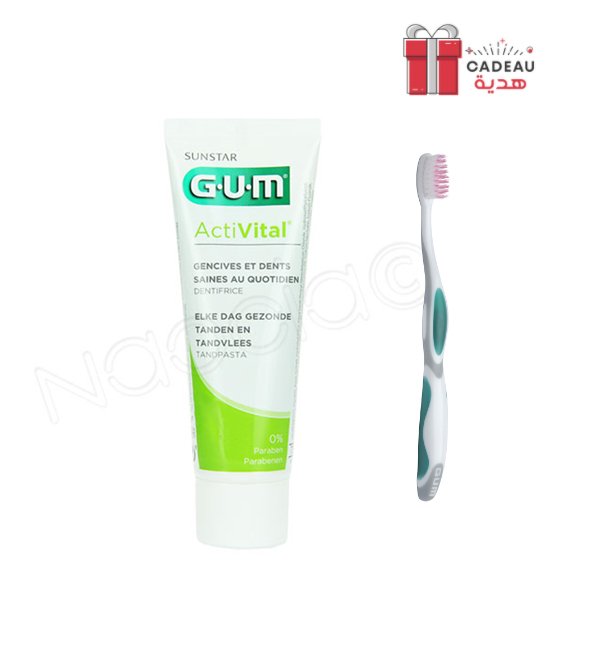 gum-dentifre-activital-avec-brosse-a-dent-1.jpg Gum Dentifrice ActiVital 75ml + Brosse à Dent Offerte – Image 1