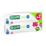Gum Lot de 2 Dentifrice Kids 3+ ans