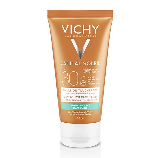vichy-capital-soleil-emulsion-anti-brillance-toucher-sec-spf50-peau-sensible-mixte-a-grasse-50ml-2_optimized.jpg Vichy Capital Soleil Émulsion Anti-Brillance Toucher Sec SPF50 Peau Sensible Mixte à Grasse | 50ml – Image 1