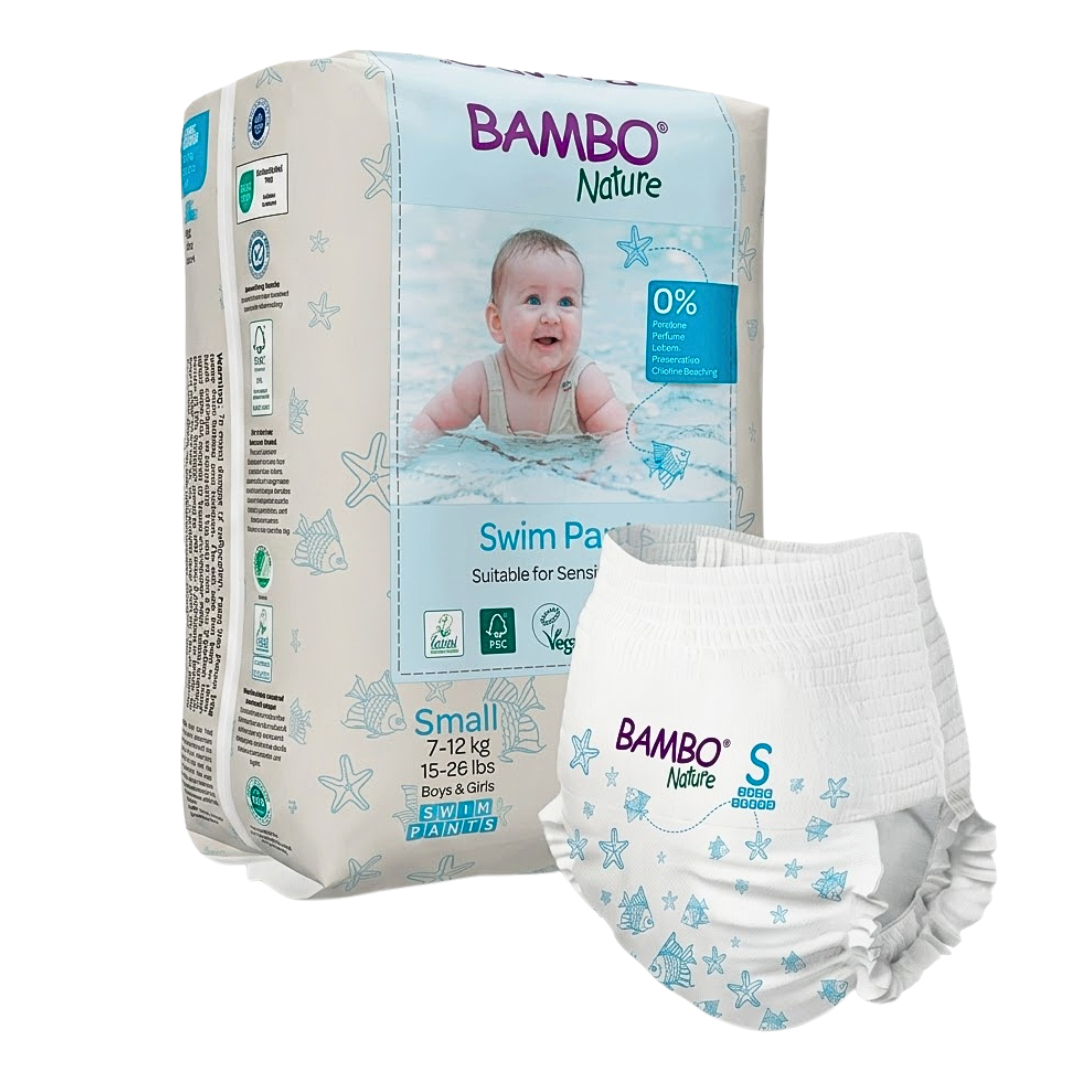 Bambo-Swim-Pants-Small-7-12kg-12pcs.png Bambo Nature Swim Pants Small 7-12kg 12 Pieces – Image 1