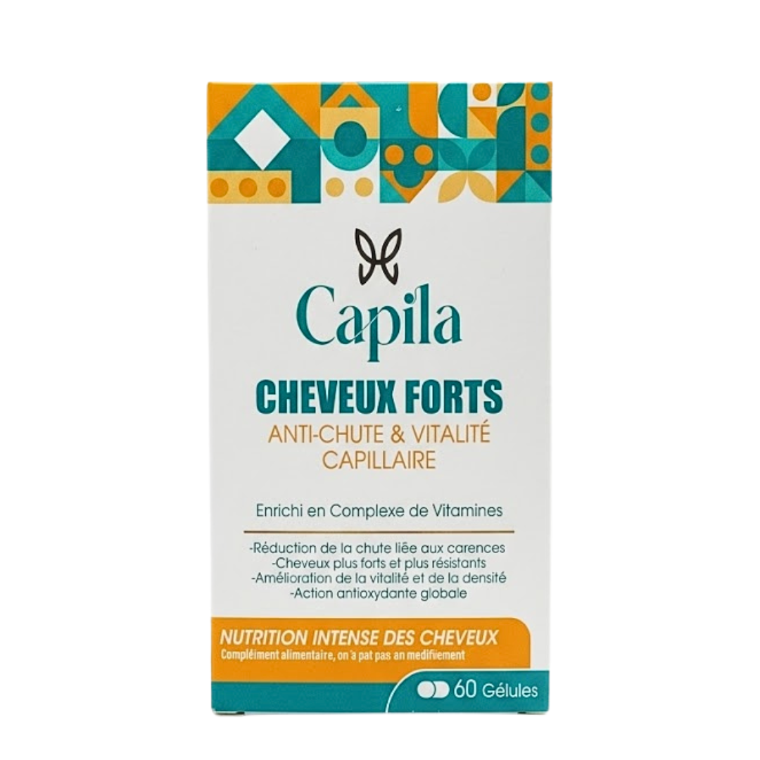 Capila-Compliment-Cheveux-Forts-Anti-Chute-60gelules.png Capila Compliment Cheveux Forts Anti-Chute 60gelules – Image 1