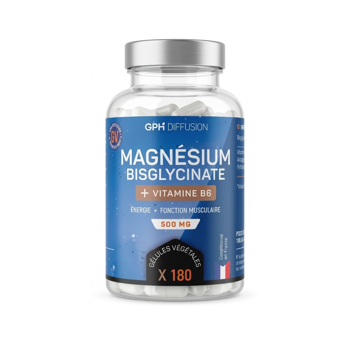 GPH-Magnesium-Bisglycinate-180Gelules.jpg GPH Magnesium Bisglycinate 180Gelules – Image 1