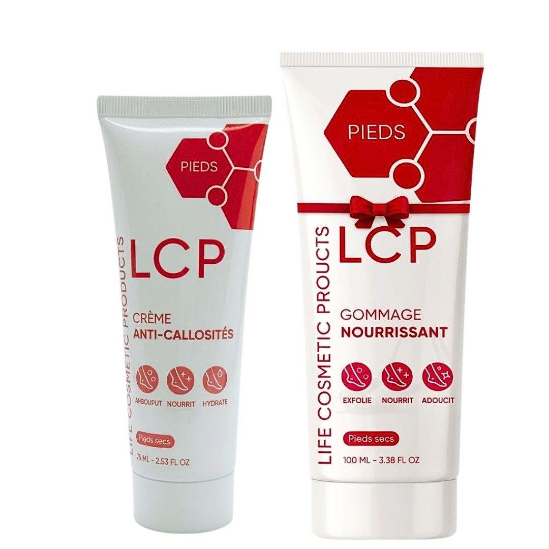 LCP-Pack-Pieds-Secs-Abimes-Cr-Anti-Callosites-75mlGommage-100ml.png LCP Pieds Secs Abimes Creme Anti-Callosites 75ml+Gommage 100ml Pack – Image 1