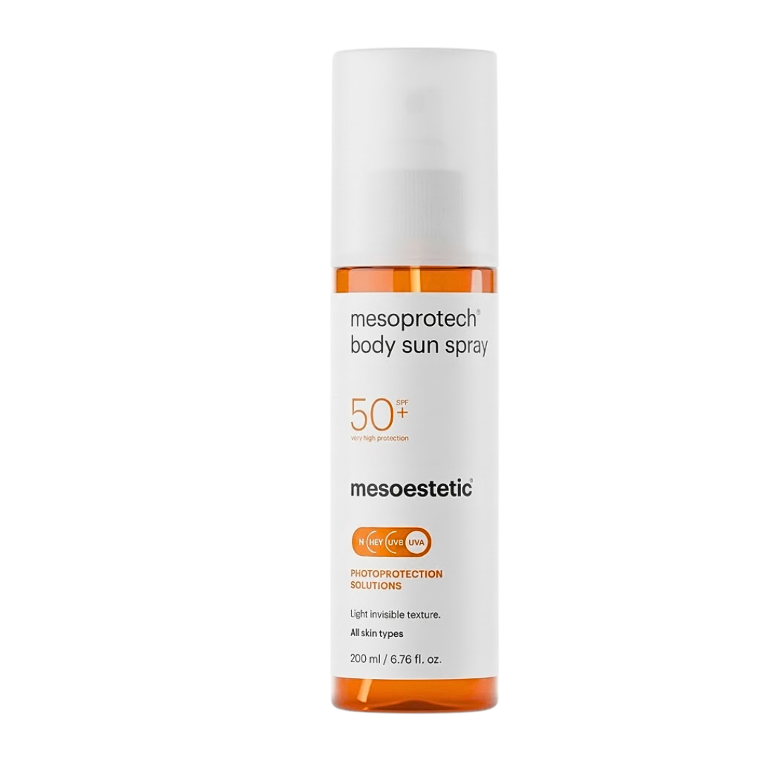 Mesoestetic-Mesoprotech-Body-Sun-spray-spf50-200ml.png Mesoestetic Mesoprotech Body Sun Spray Spf50+ 200ml – Image 1