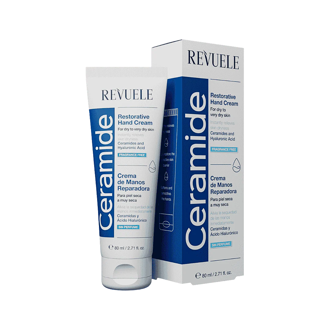 Revuele-Ceramide-Restorative-Hand-Cream-80ml.png Revuele Ceramide Restorative Hand Cream 80ml – Image 1