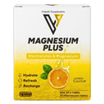 Vhealth Maghnesium Plus Lemon Box of 2 Tubes 20Tablets
