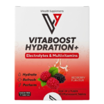 Vhealth Vitaboost Hydration+ Multivitamins Redberry Box of 2 Tubes
