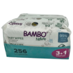 Bambo Nature Lingettes 64 Pieces 3+1 Pack