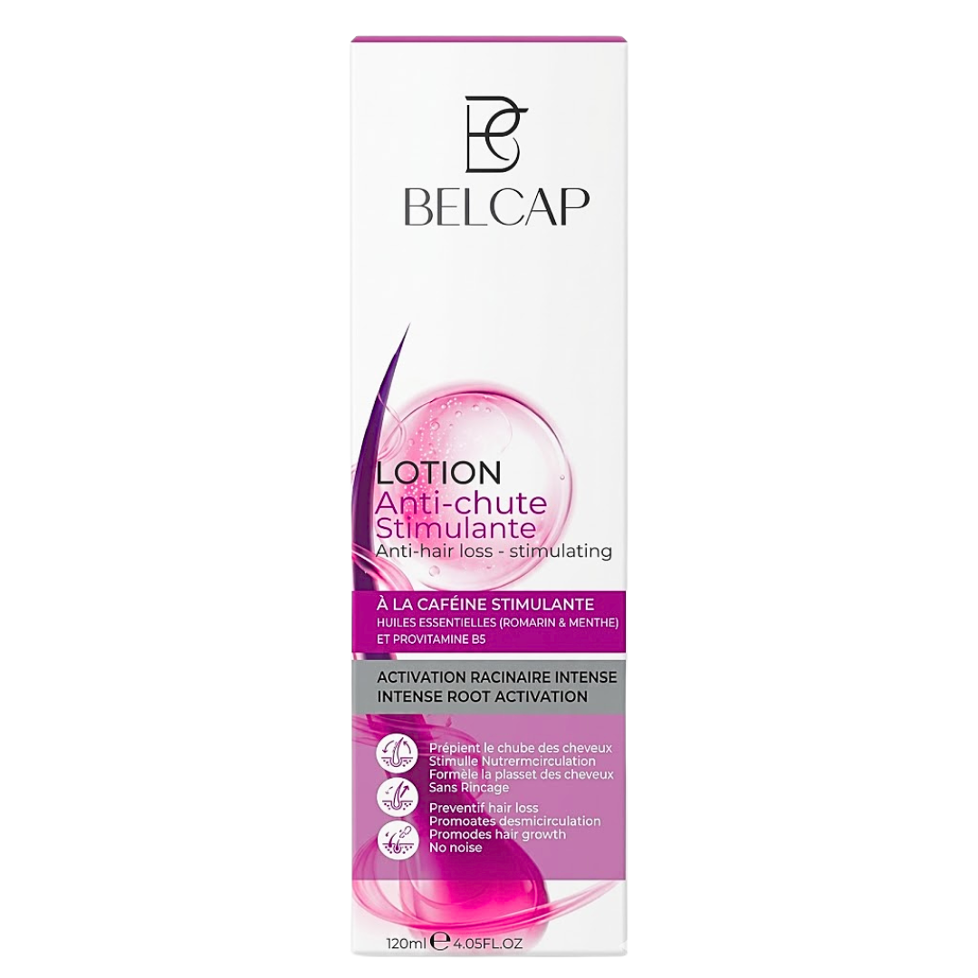 Belcap-Lotion-Anti-Chute-Stimulante.png Belcap Lotion Anti-Chute Stimulante 120ml – Image 1