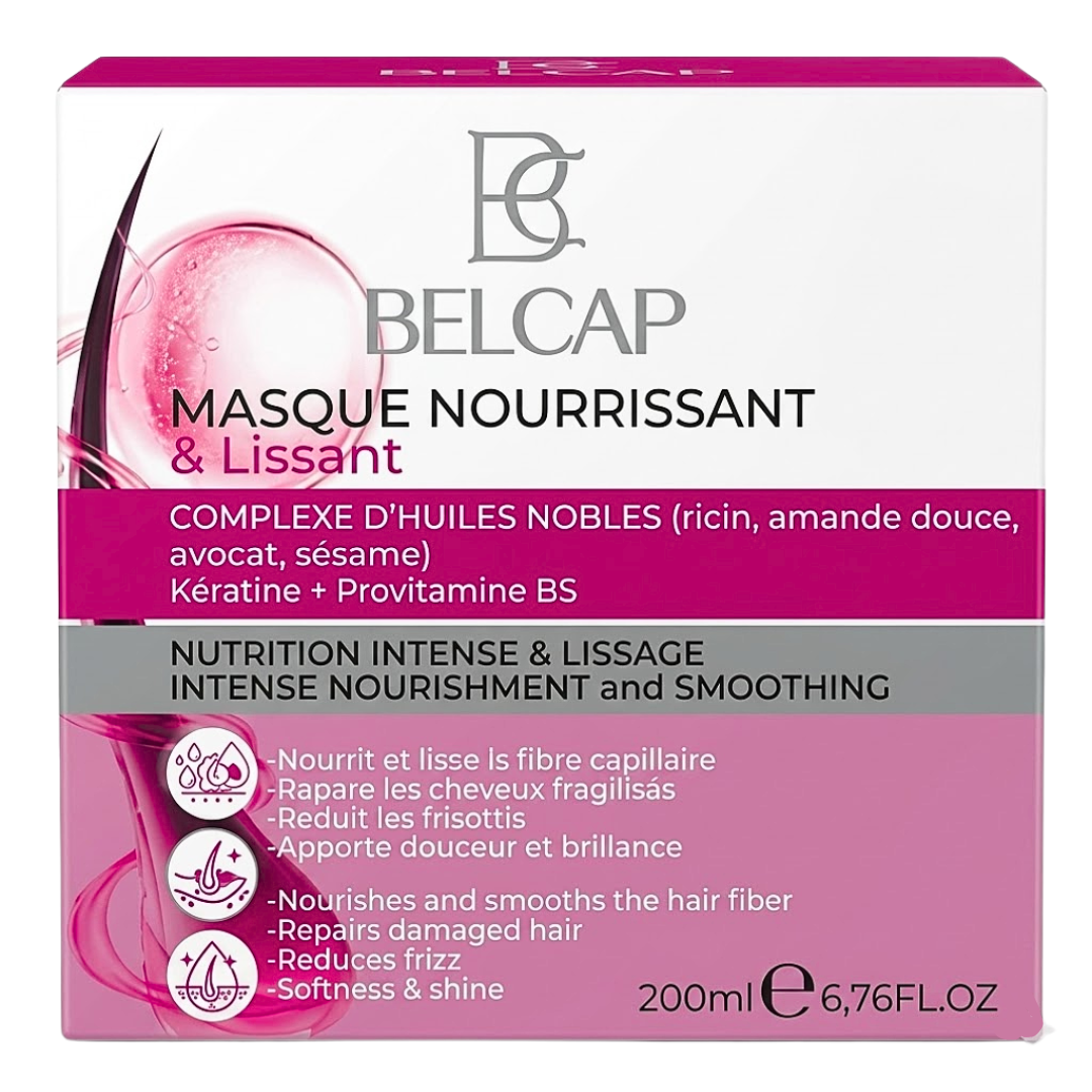 Belcap-Masque-Nourissant-Lissant-200ml.png Belcap Masque Nourissant Lissant 200ml – Image 1