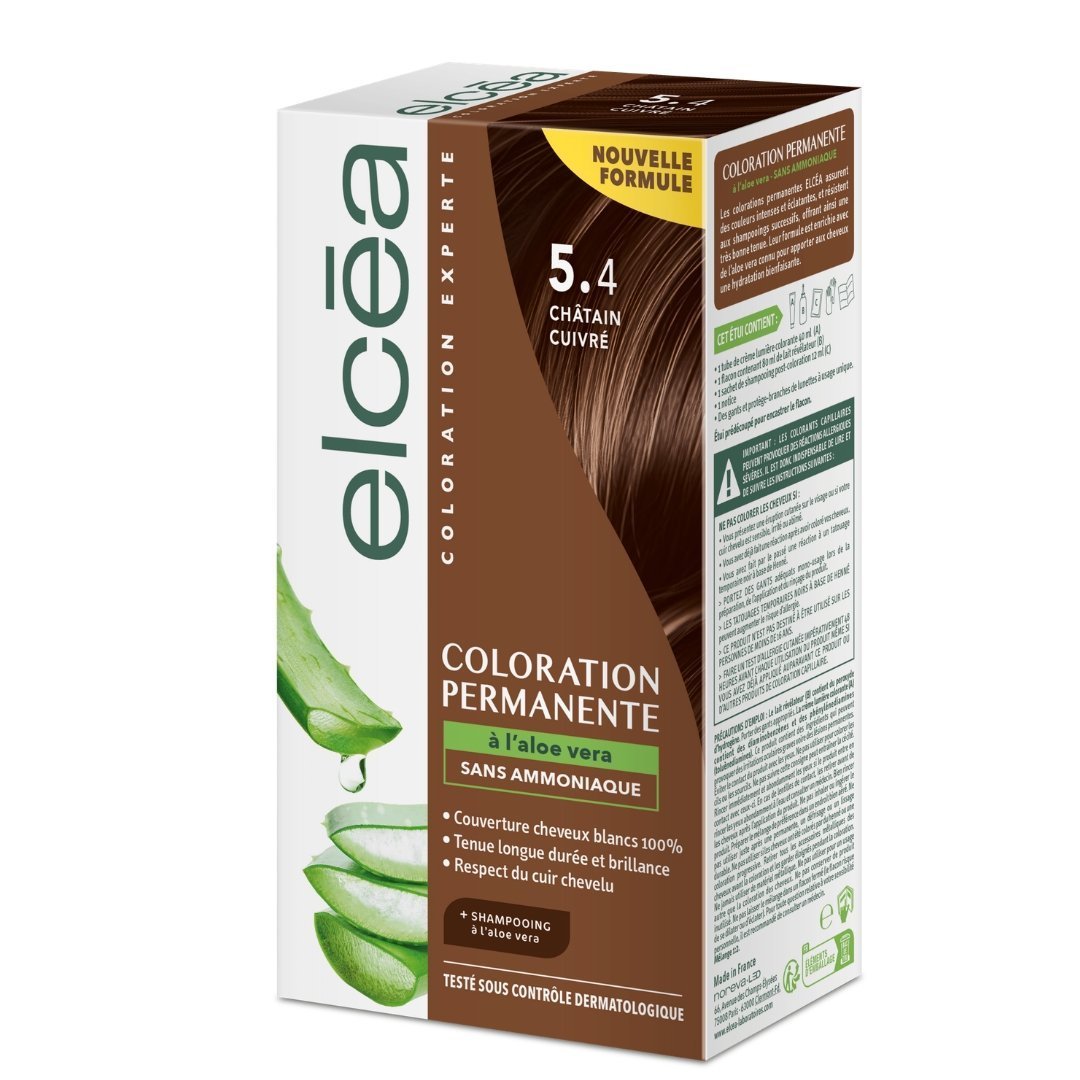 Elcea-Coloration-Experte-Chatain-Cuivre-5.4.jpg Elcea Coloration Châtain Cuivré 5.4 – Image 1