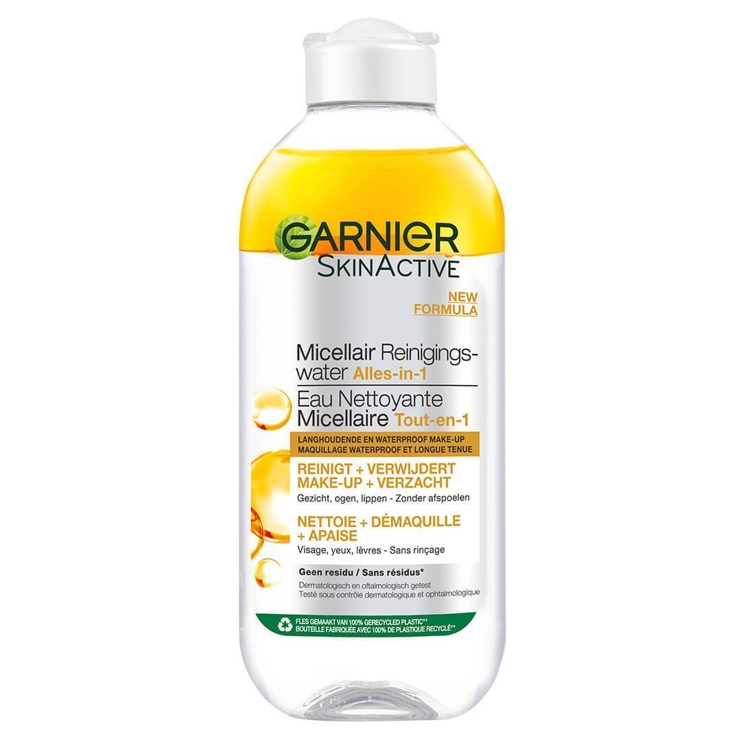 GAR_Micellair_InOil_400ml-1.jpg Garnier SkinActive Eau Micellaire Nettoyante à l’huile d’Argan 400ml – Image 1