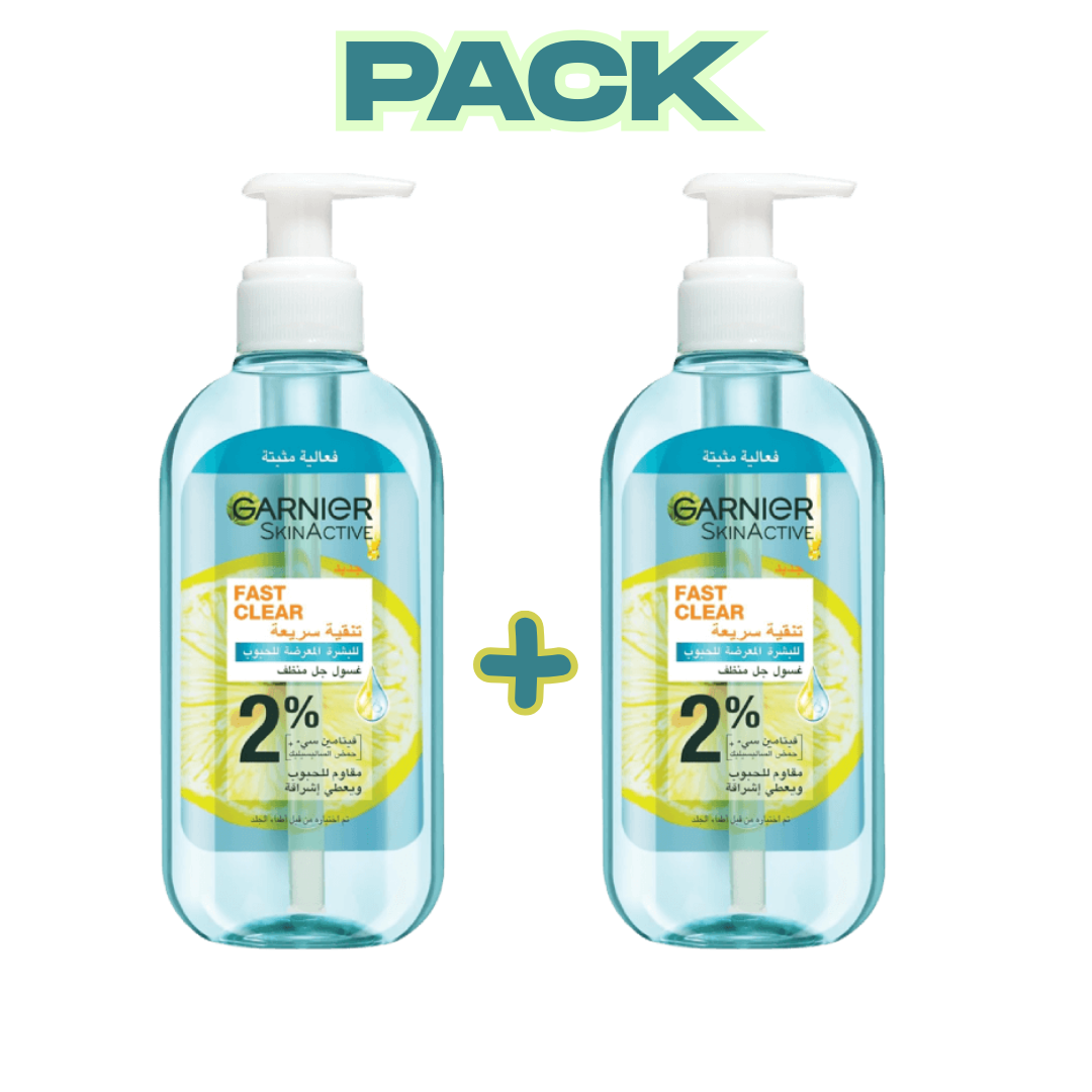 Garnier-Fast-Clear-200ml-2-Pack.png Garnier Fast Clear 200ml X 2 Pack – Image 1