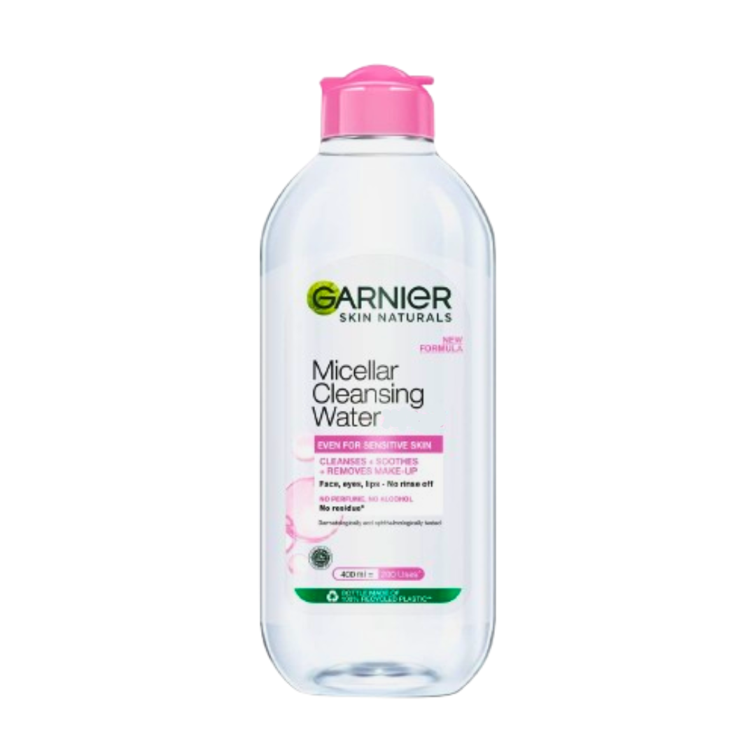 Garnier-Micellar-Cleansing-Water-400ml.png Garnier Micellar Cleansing Water 400ml – Image 1